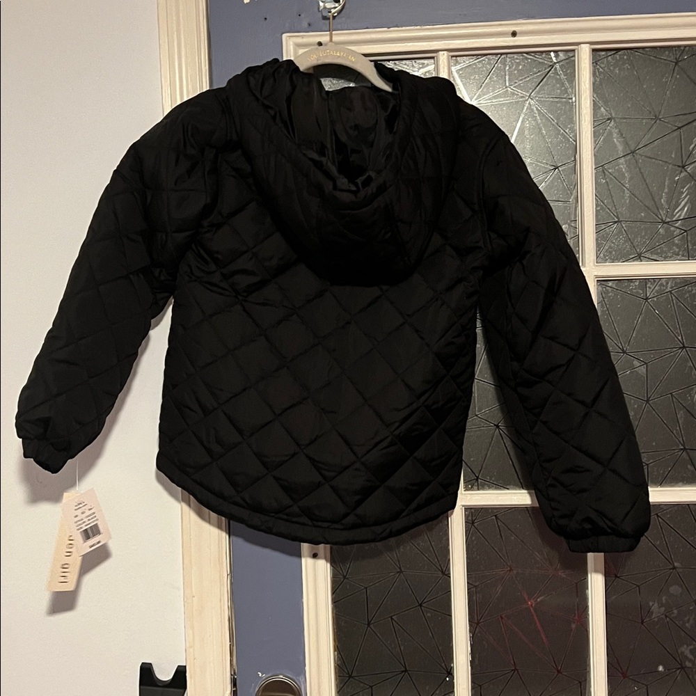 Madden girls Kohl's Kids Black Puffer Jacket size m 10-12 NWT - Picture 4 of 4